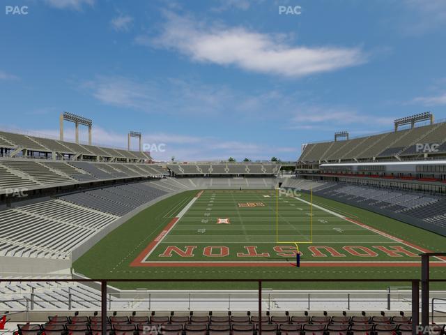 TDECU Stadium - Section Wv 208 Seat View