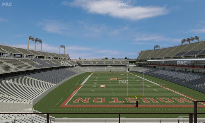 TDECU Stadium - Section Wv 208 Seat View