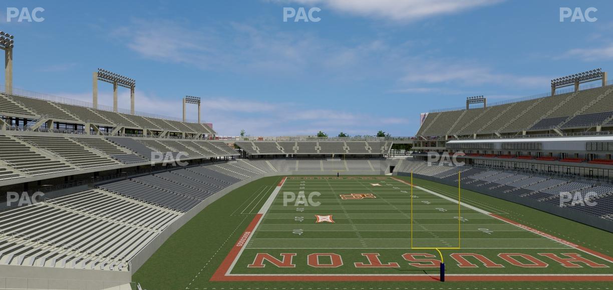 TDECU Stadium - Section Wv 209 Seat View