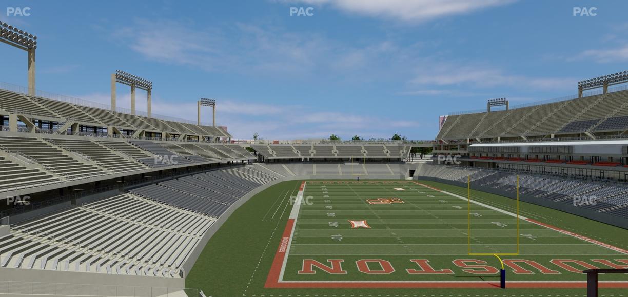 TDECU Stadium - Section Wv 210 Seat View
