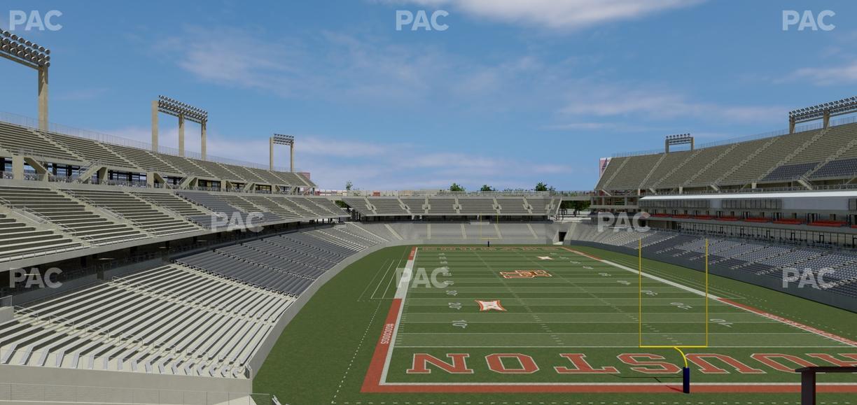 TDECU Stadium - Section Wv 210 Seat View