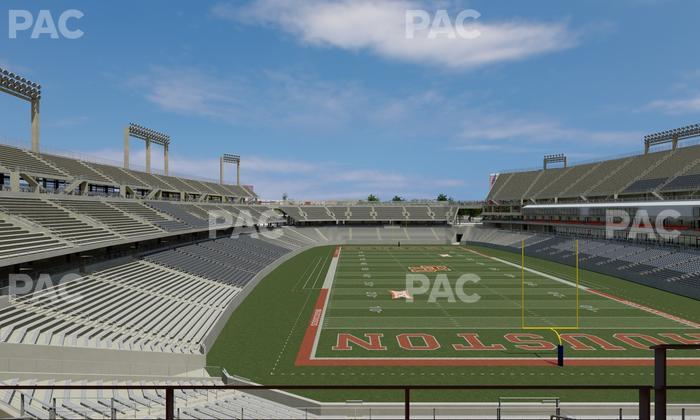 TDECU Stadium - Section Wv 210 Seat View