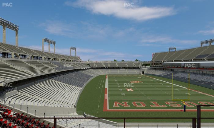 TDECU Stadium - Section Wv 211 Seat View