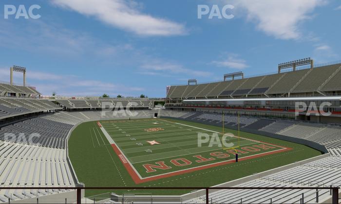TDECU Stadium - Section Wv 212 Seat View