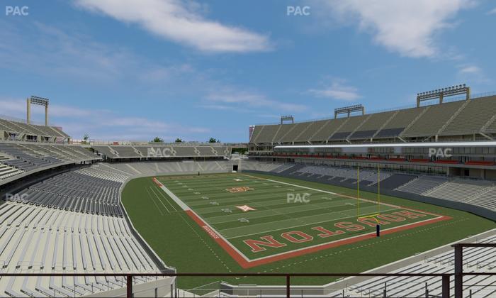 TDECU Stadium - Section Wv 213 Seat View