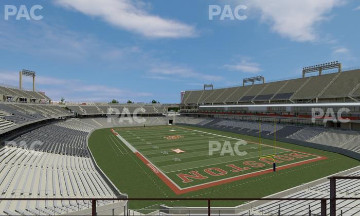 TDECU Stadium - Section Wv 213 Seat View