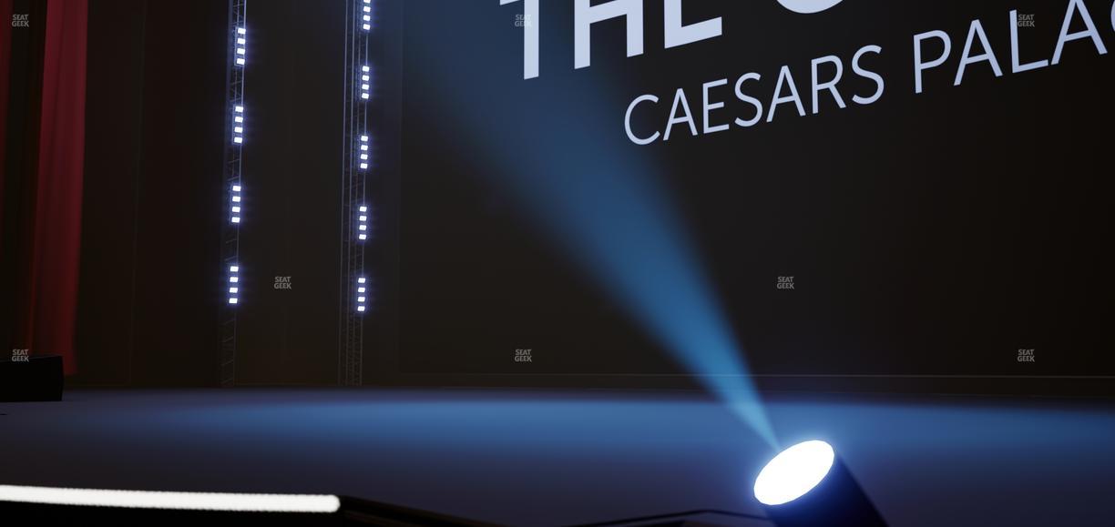 The Colosseum At Caesars Palace - Section 102 Seat View