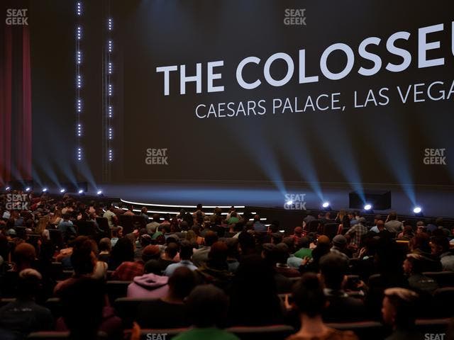 The Colosseum At Caesars Palace - Section 103 Seat View