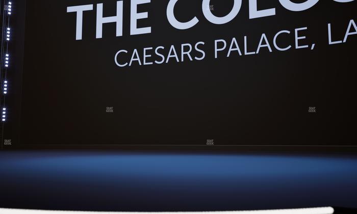 The Colosseum At Caesars Palace - Section 103 Seat View