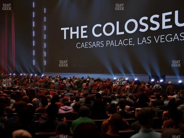 The Colosseum At Caesars Palace - Section 103 Seat View