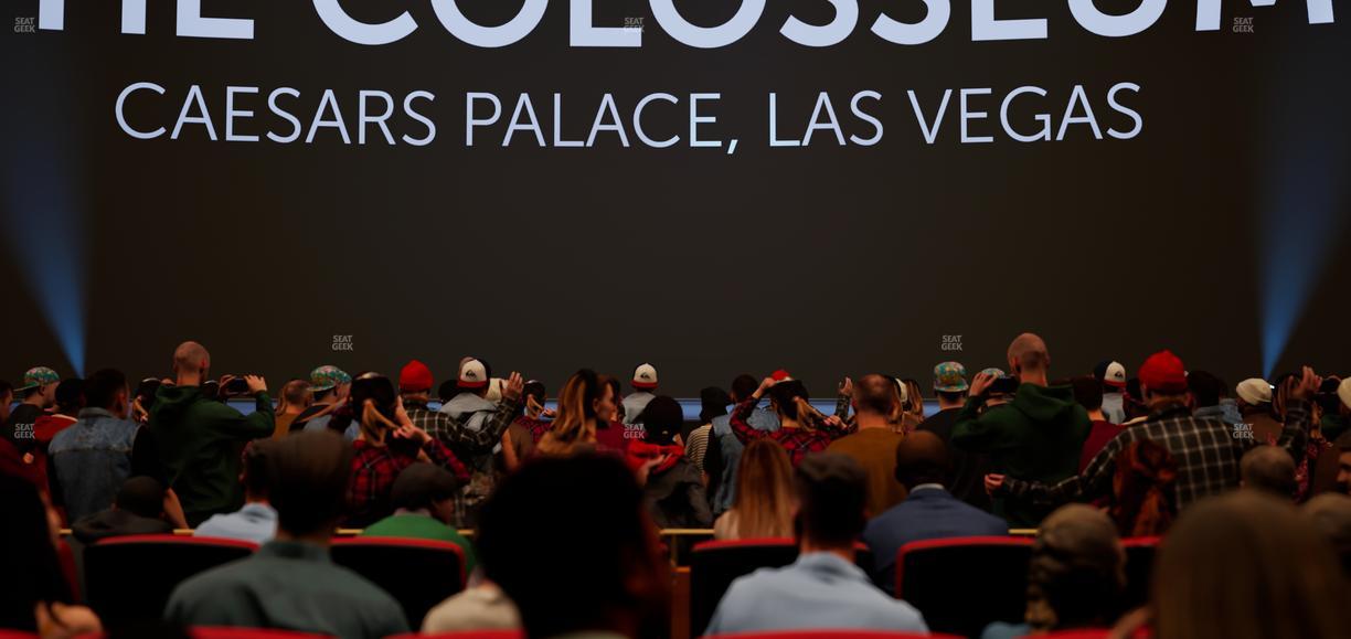 The Colosseum At Caesars Palace - Section 104 Seat View