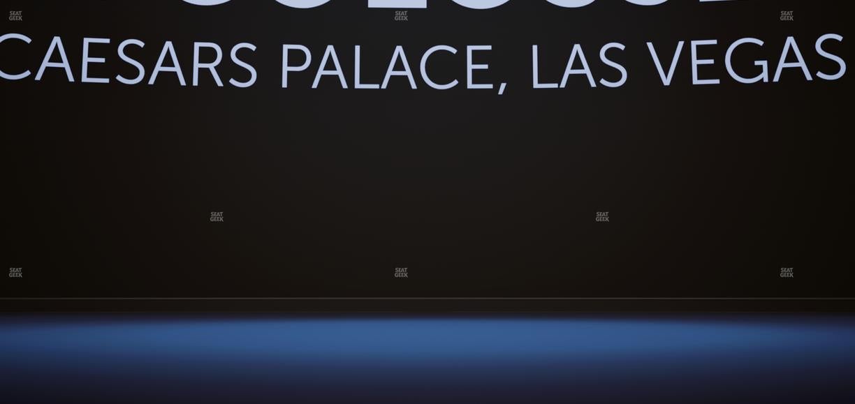 The Colosseum At Caesars Palace - Section 104 Seat View
