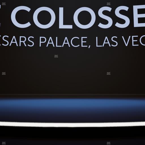 The Colosseum At Caesars Palace - Section 104 Seat View