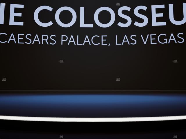 The Colosseum At Caesars Palace - Section 104 Seat View