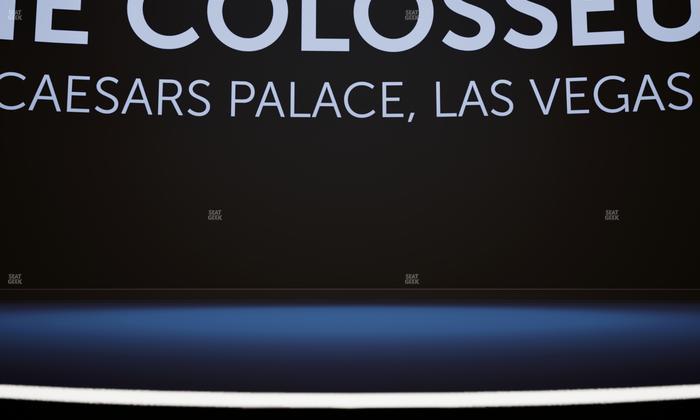 The Colosseum At Caesars Palace - Section 104 Seat View