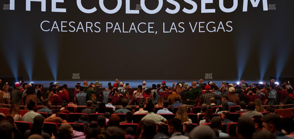 The Colosseum At Caesars Palace - Section 104 Seat View