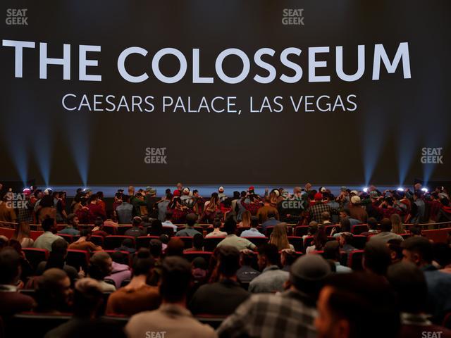 The Colosseum At Caesars Palace - Section 104 Seat View