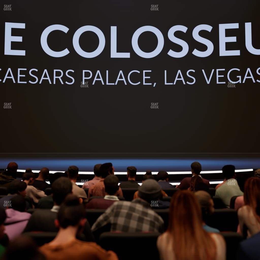 The Colosseum At Caesars Palace - Section 104 Seat View