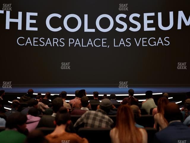 The Colosseum At Caesars Palace - Section 104 Seat View