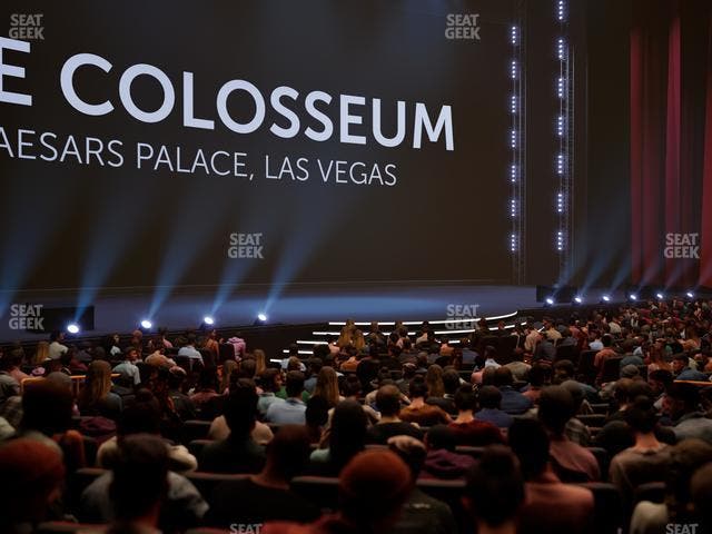 The Colosseum At Caesars Palace - Section 105 Seat View