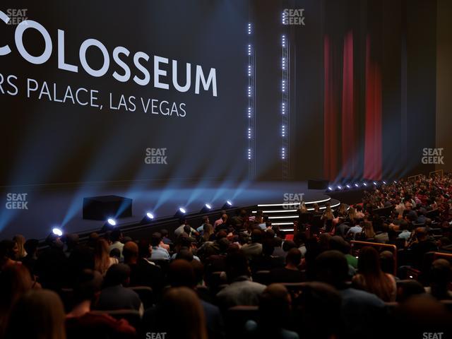 The Colosseum At Caesars Palace - Section 106 Seat View The Colosseum At Caesars Palace - Section 106 Seat View