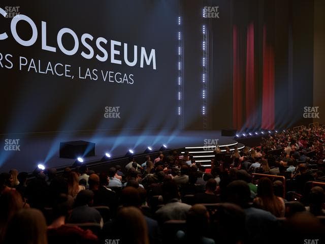 The Colosseum At Caesars Palace - Section 106 Seat View