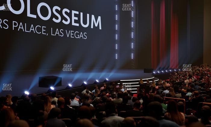 The Colosseum At Caesars Palace - Section 106 Seat View