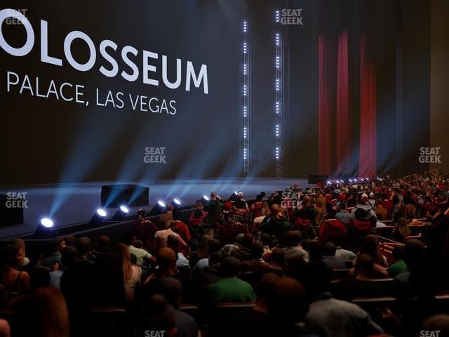 The Colosseum At Caesars Palace - Section 106 Seat View