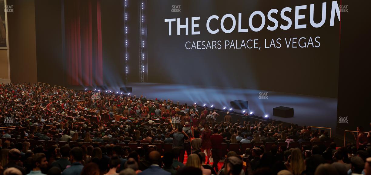 The Colosseum At Caesars Palace - Section 202 Seat View