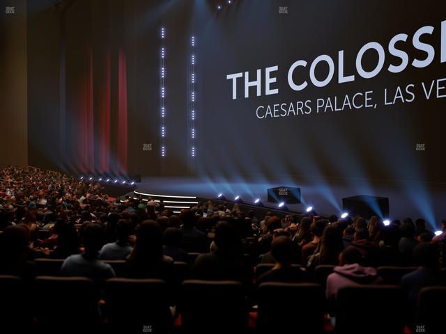 The Colosseum At Caesars Palace - Section 202 Seat View