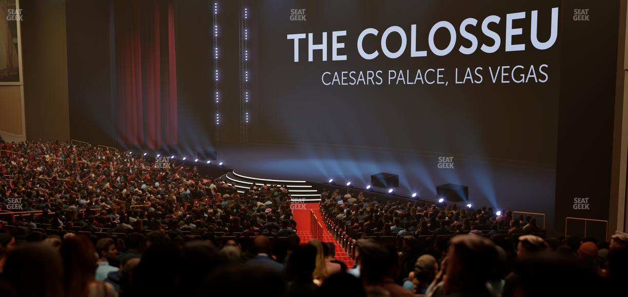 The Colosseum At Caesars Palace - Section 202 Seat View