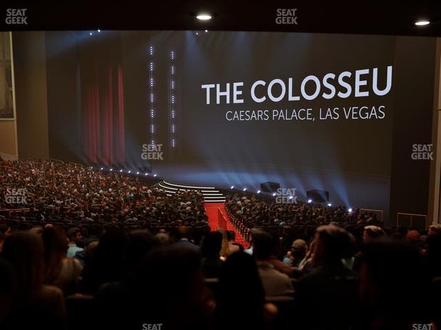 The Colosseum At Caesars Palace - Section 202 Seat View