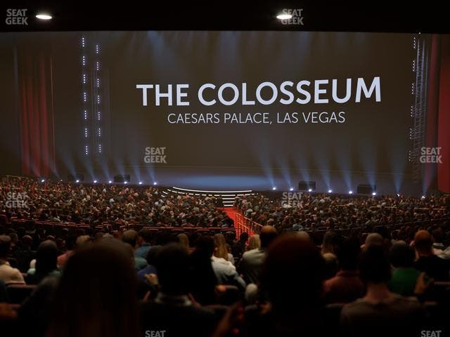 The Colosseum At Caesars Palace - Section 203 A Seat View