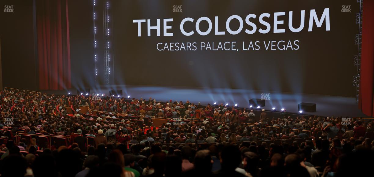 The Colosseum At Caesars Palace - Section 203 B Seat View