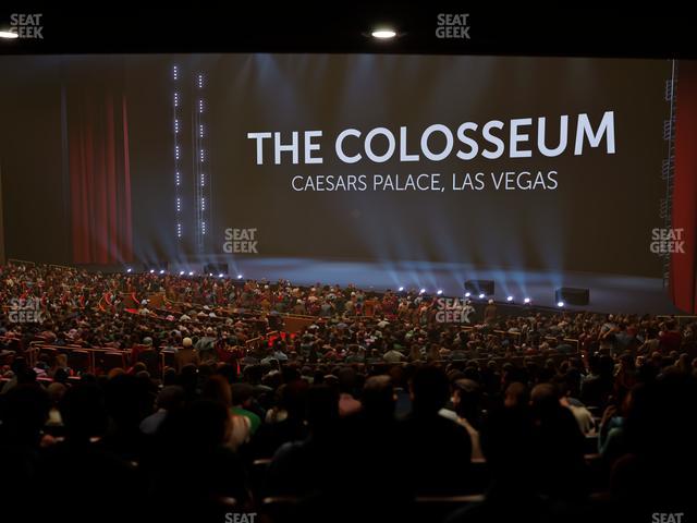 The Colosseum At Caesars Palace - Section 203 B Seat View