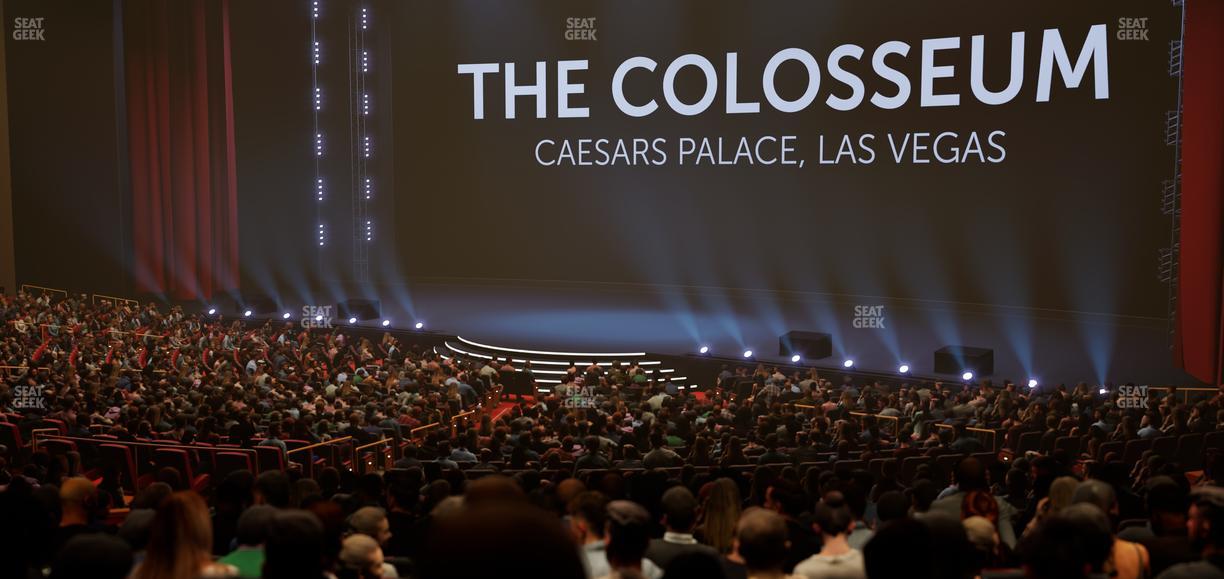 The Colosseum At Caesars Palace - Section 203 B Seat View