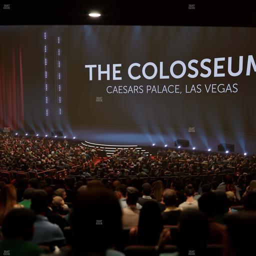 The Colosseum At Caesars Palace - Section 203 B Seat View