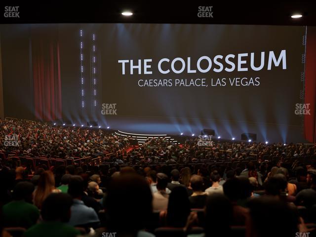 The Colosseum At Caesars Palace - Section 203 B Seat View The Colosseum At Caesars Palace - Section 203 B Seat View