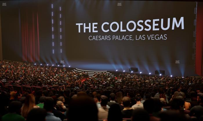 The Colosseum At Caesars Palace - Section 203 B Seat View