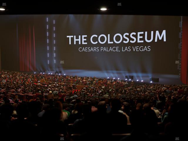The Colosseum At Caesars Palace - Section 203 B Seat View