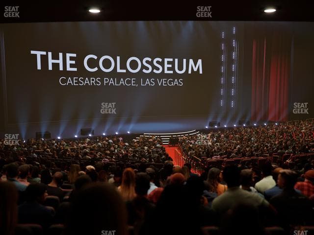 The Colosseum At Caesars Palace - Section 205 Seat View