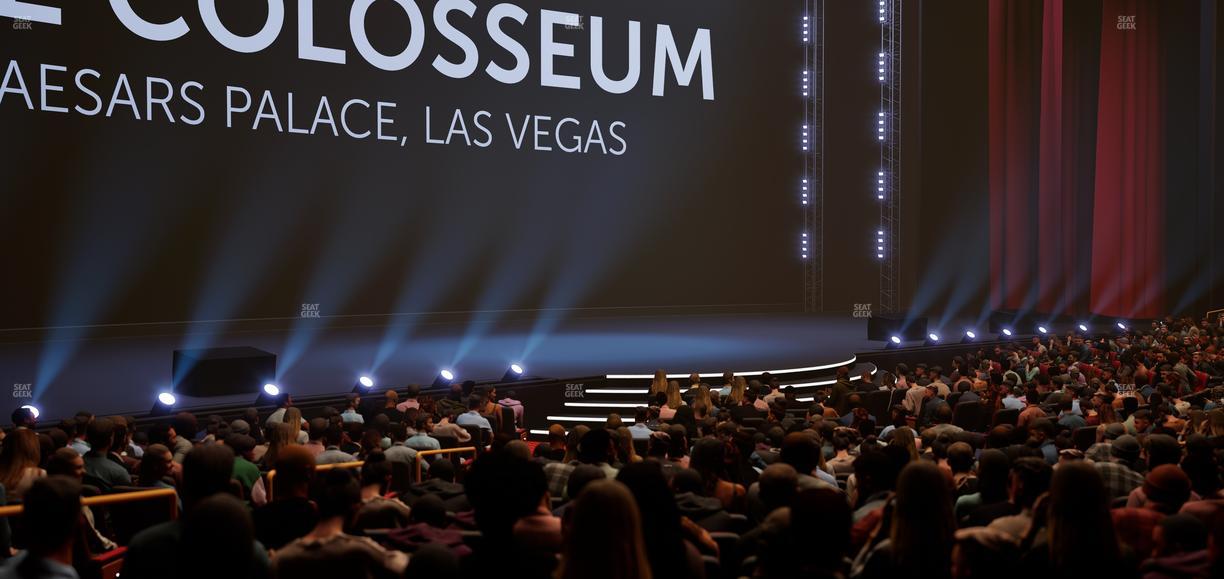 The Colosseum At Caesars Palace - Section 206 Seat View