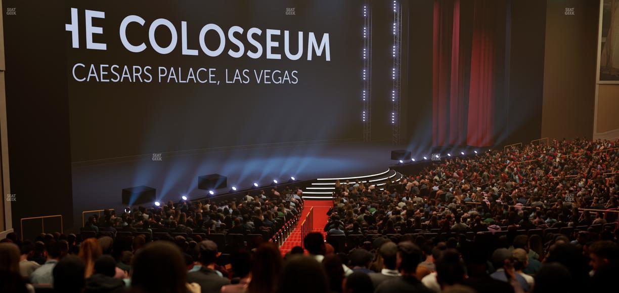 The Colosseum At Caesars Palace - Section 206 Seat View