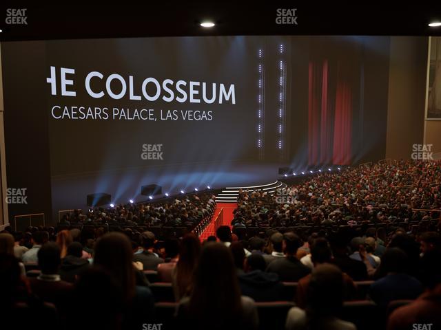 The Colosseum At Caesars Palace - Section 206 Seat View The Colosseum At Caesars Palace - Section 206 Seat View