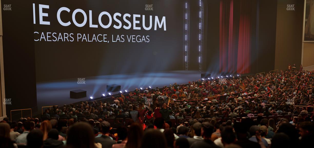 The Colosseum At Caesars Palace - Section 206 Seat View