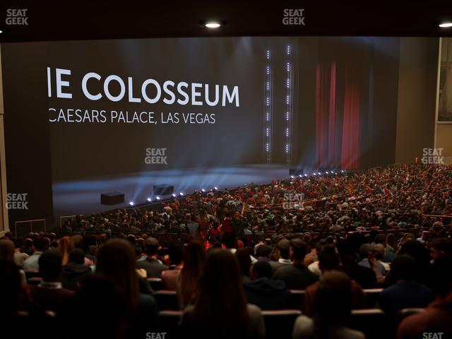 The Colosseum At Caesars Palace - Section 206 Seat View