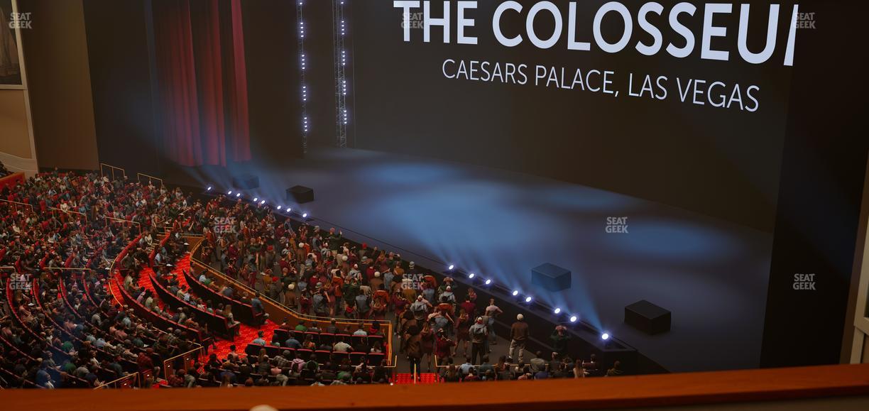 The Colosseum At Caesars Palace - Section 301 Seat View