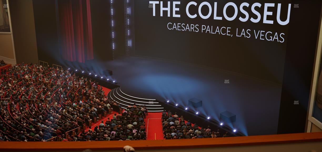 The Colosseum At Caesars Palace - Section 301 Seat View