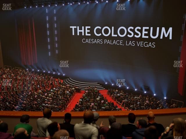 The Colosseum At Caesars Palace - Section 302 Seat View