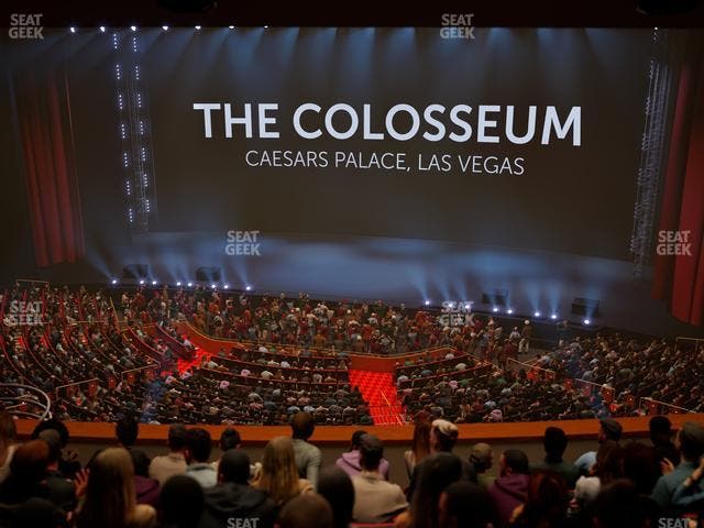 The Colosseum At Caesars Palace - Section 303 Seat View